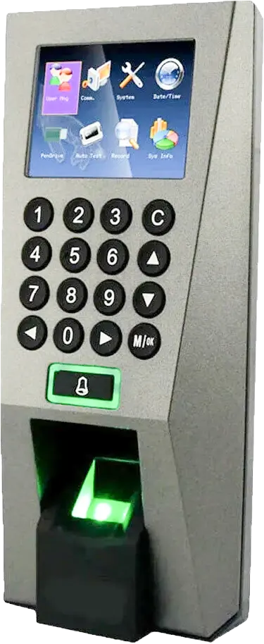 جهاز تسجيل حضور و انصراف بالبصمة يس اوريجينال ، شاشة 2.4 بوصة، سعة 3000 بصمة، فضي، F18