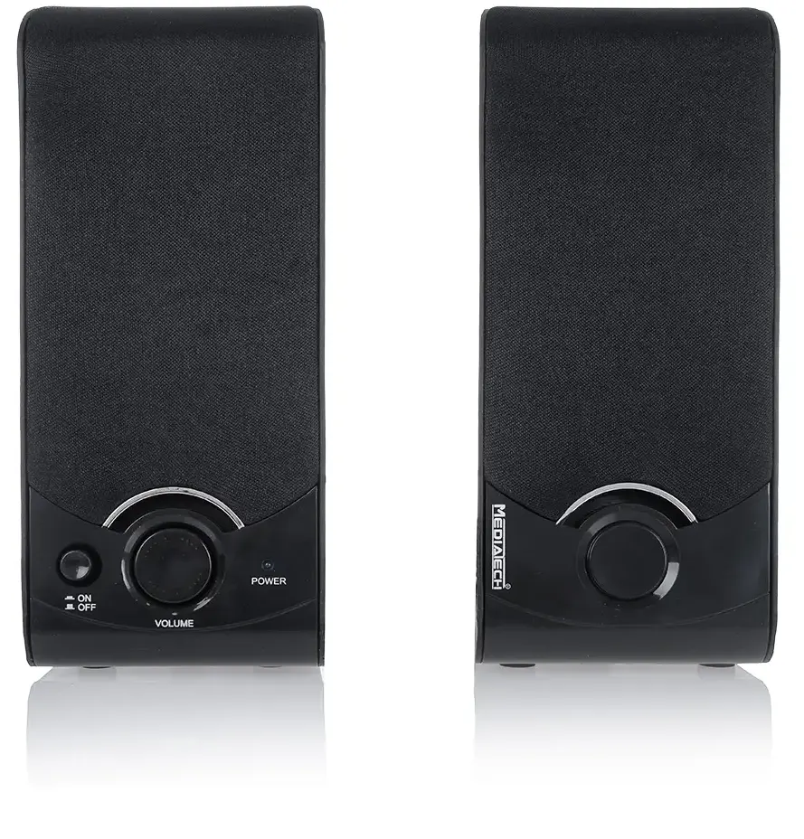 سماعات كمبيوتر ميديا تك، 1200  وات ،أسود، MT.A2