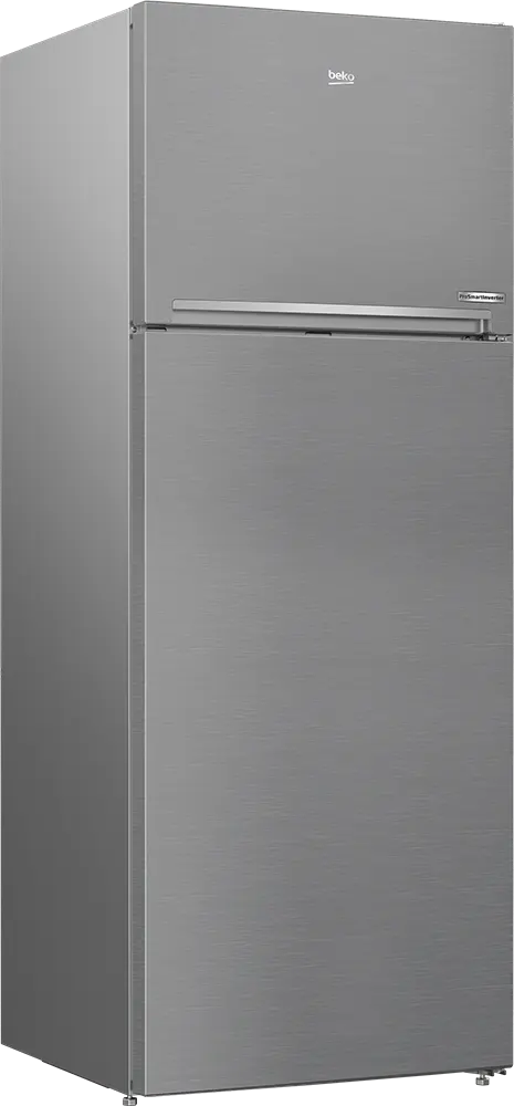 ثلاجة بيكو نوفروست، 408 لتر، 2 باب، انفرتر، استانلس، فضي ، RDNE448M20XB