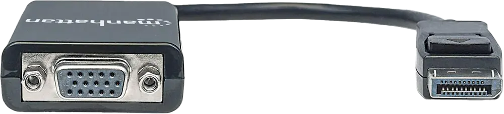 محول مانهاتن يسبلاي بورت ذكر إلى VGA HD15 أنثى، 15 سم، أسود، CV446