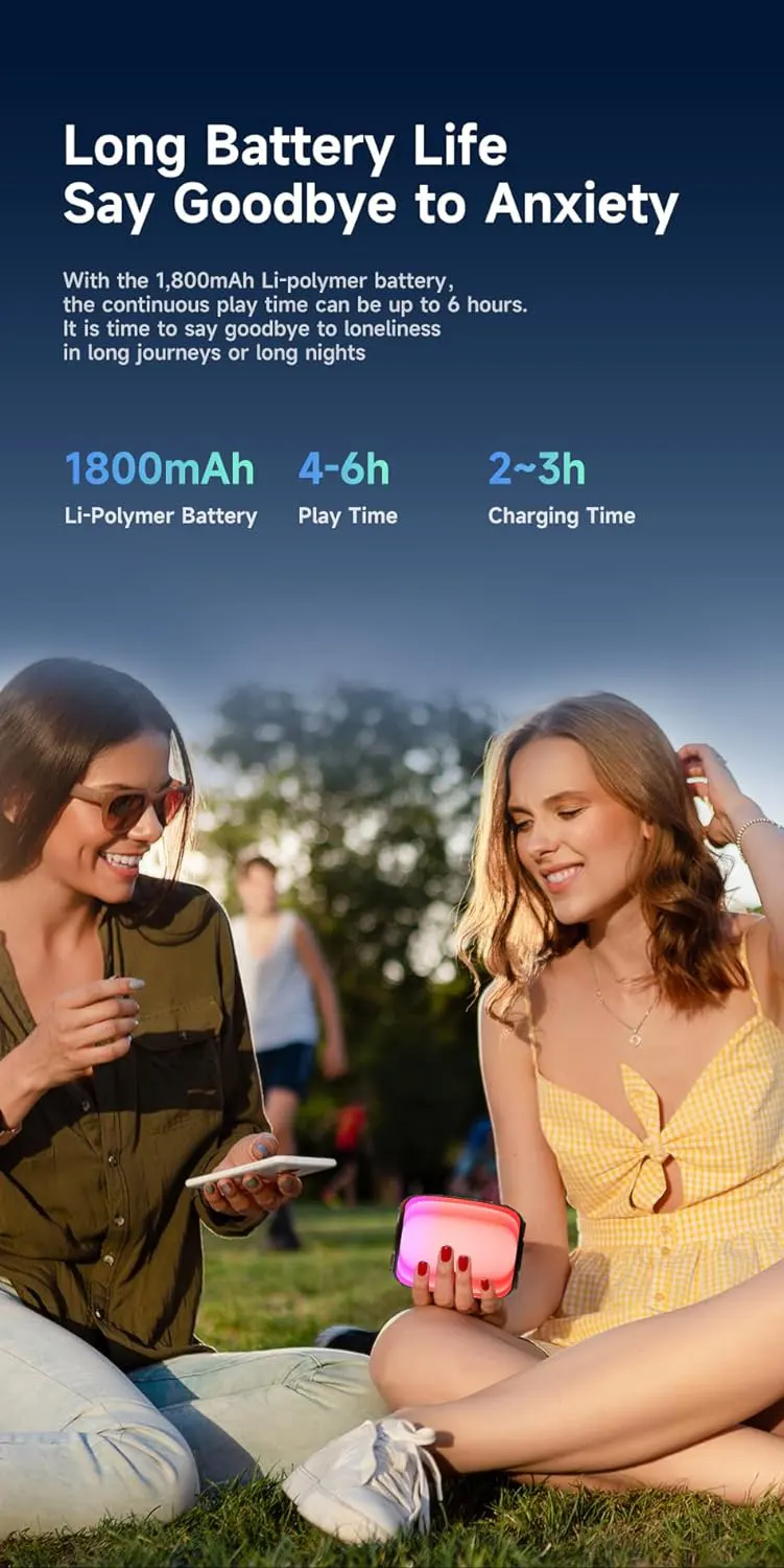 مكبر صوت اوي ، بلوتوث 5.3 ، 10 وات، مقاوم للماء ،أسود،Y525