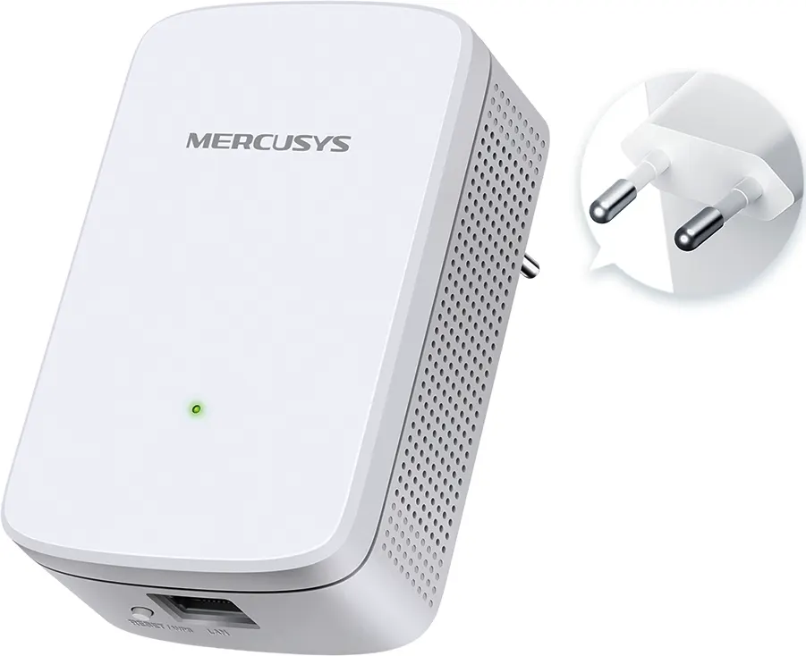 موسع نطاق الواي فاي ميركوسيس، نطاق واحد، 300 ميجابت في الثانية، أبيض، ME10