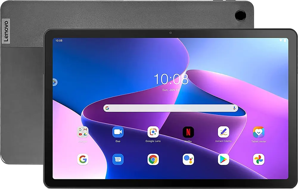 تابلت لينوفو تاب M10 بلس الجيل الثالث، شاشة 10.6 بوصة، ذاكرة داخلية 64 جيجابايت، رامات 4 جيجابايت، شبكة الجيل الرابع ال تي اي، رمادي ستورم