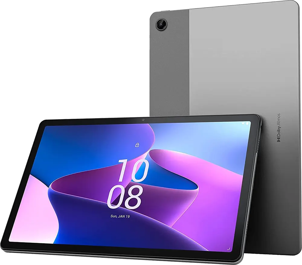 تابلت لينوفو تاب M10 بلس الجيل الثالث، شاشة 10.6 بوصة، ذاكرة داخلية 64 جيجابايت، رامات 4 جيجابايت، شبكة الجيل الرابع ال تي اي، رمادي ستورم