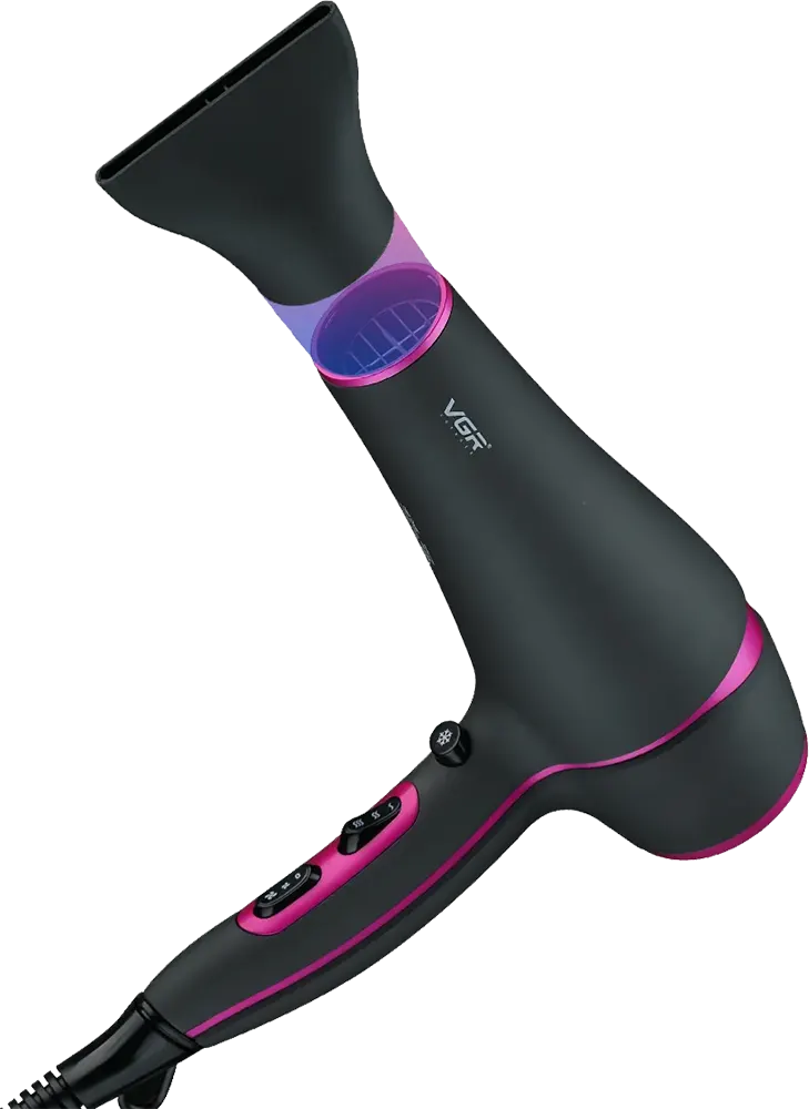 استشوارVGR، قوة 2200 وات ، سرعتان ، أسود  ،V-402