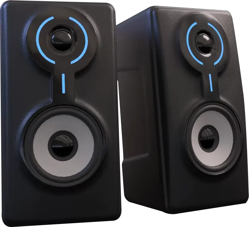 سماعات كومبيوتر دابل باس سلكية ، منفذ USB، مزود بإضاءة RGB، أسود، DB-S404