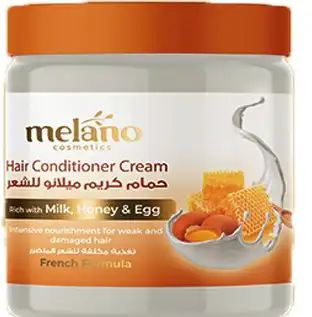 ماسك للشعر ميلانو بالحليب والعسل والبيض، 500 جم