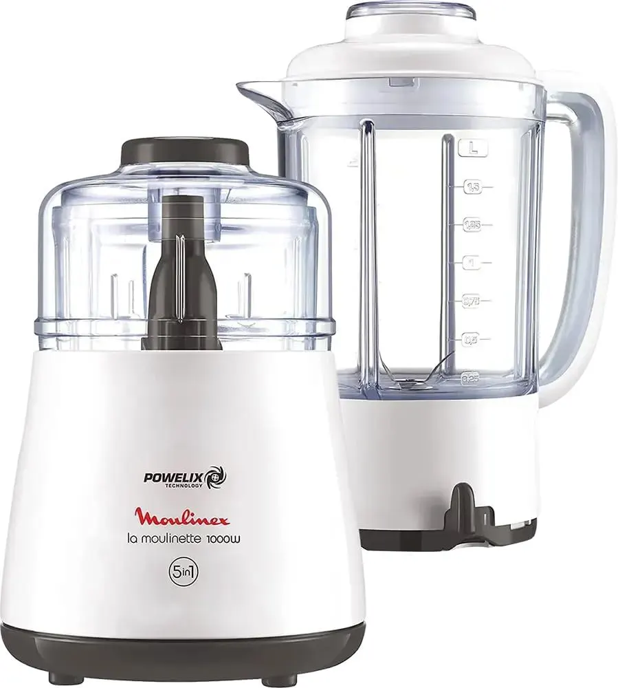 كبة مولينكس فرنساوي، 1000 وات، كبة بالخلاط، 300 مل، أبيض، DPA241