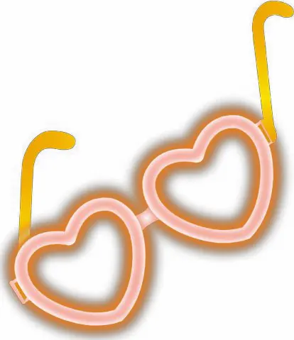 نظارة فسفورية بينجو، ألوان متعددة ، HK-0523