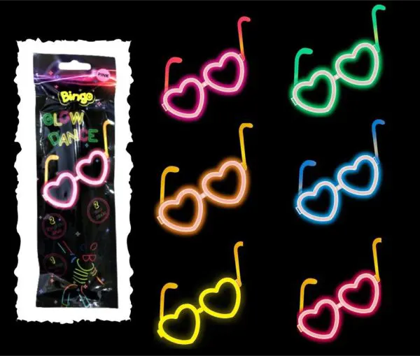 نظارة فسفورية بينجو، ألوان متعددة ، HK-0523