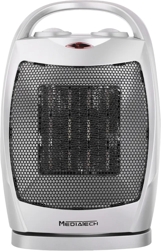 دفاية سيراميك ميديا تك 1500 وات، دفاية مكتب، فضي، MT-TCH003