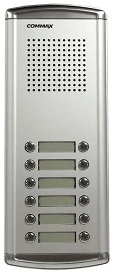 لوحة انتركم  كوماكس، 12 خط اتصال، رمادي، DR.12AM