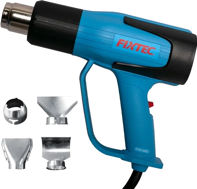 Fixtec Heat Gun 2000 Watt, Multi-speeds, Blue, FHG20005