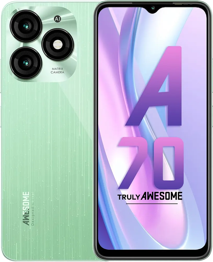 موبايل اي تيل A70، ثنائي الشريحة، ذاكرة 256 جيجابايت، رامات 4 جيجابايت، شبكة الجيل الرابع إل تي إي، أخضر