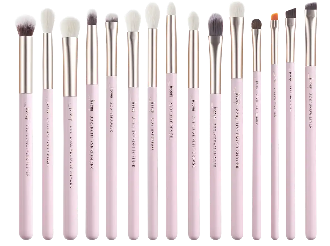 طقم فرش مكياج جيسوب، 15 قطع، T294