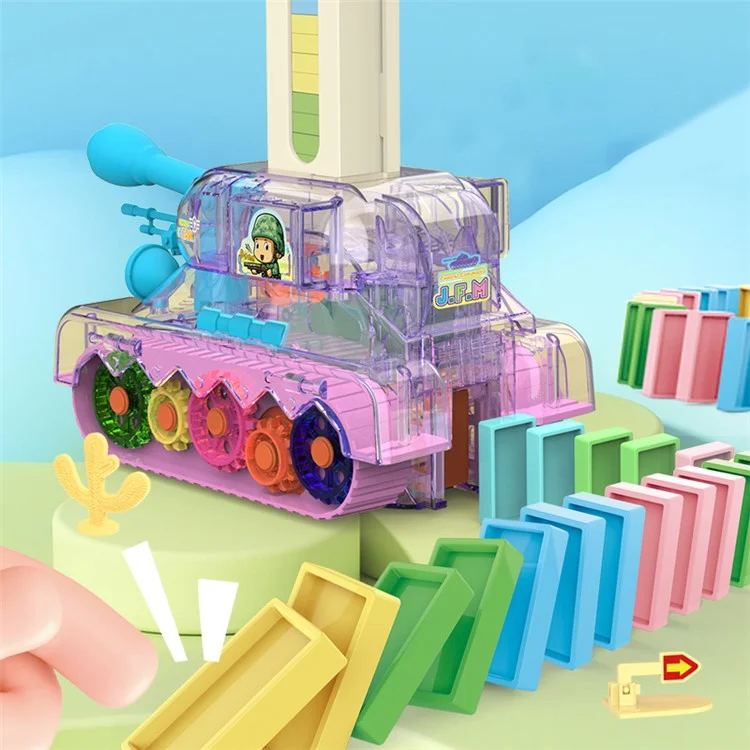 مجموعة دومينو دبابة مع موسيقى وضوء، GP2158