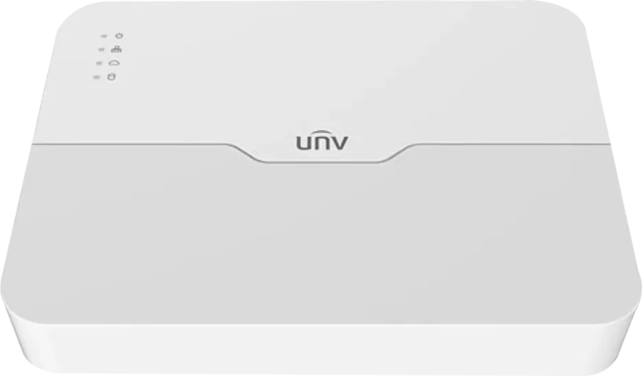 جهاز تسجيل شبكي يوني فيو 8 قناة،  مخرج هارد ديسك، أبيض، 301-08LS3