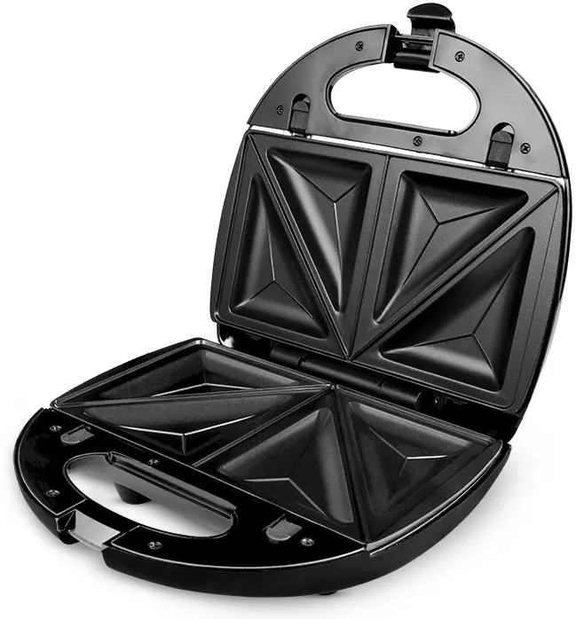 صانع الساندوتش والوافل سوناي، 3 شرائح، 750 وات، أسود، SH.666