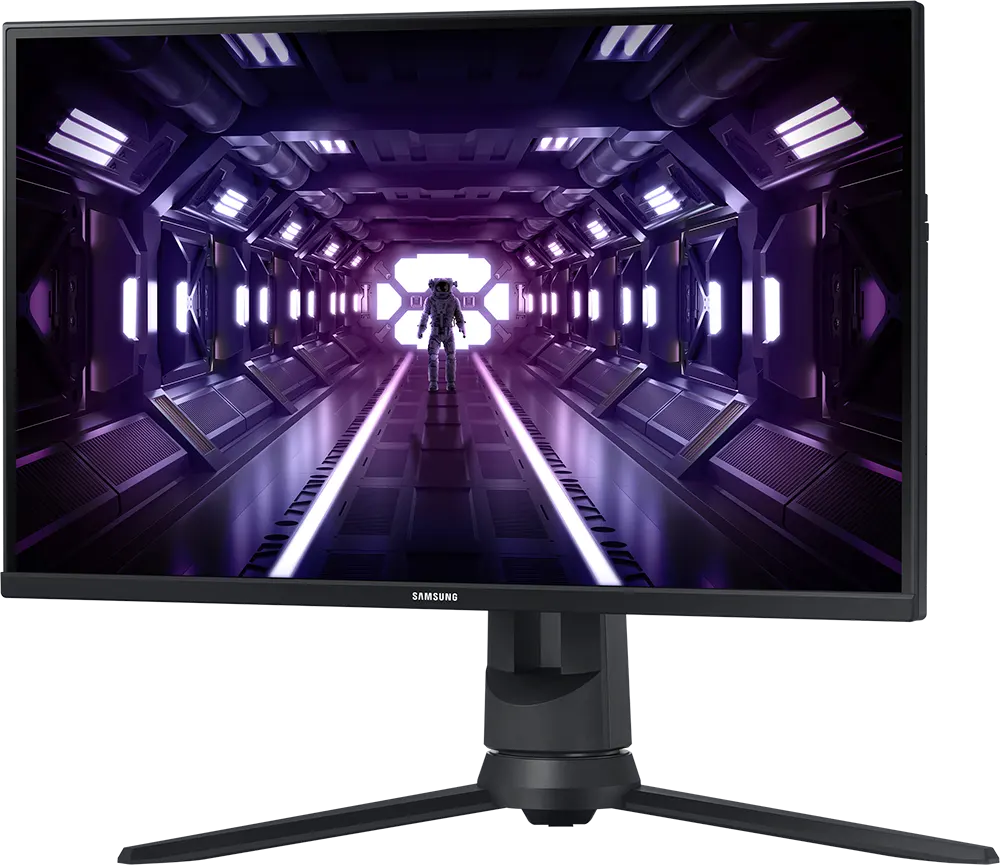 شاشة كمبيوتر ليد سامسونج أوديسي 24 بوصة ، فل اتش دي ، لوحة VA ، اسود ، LS24G35TFWMXZN