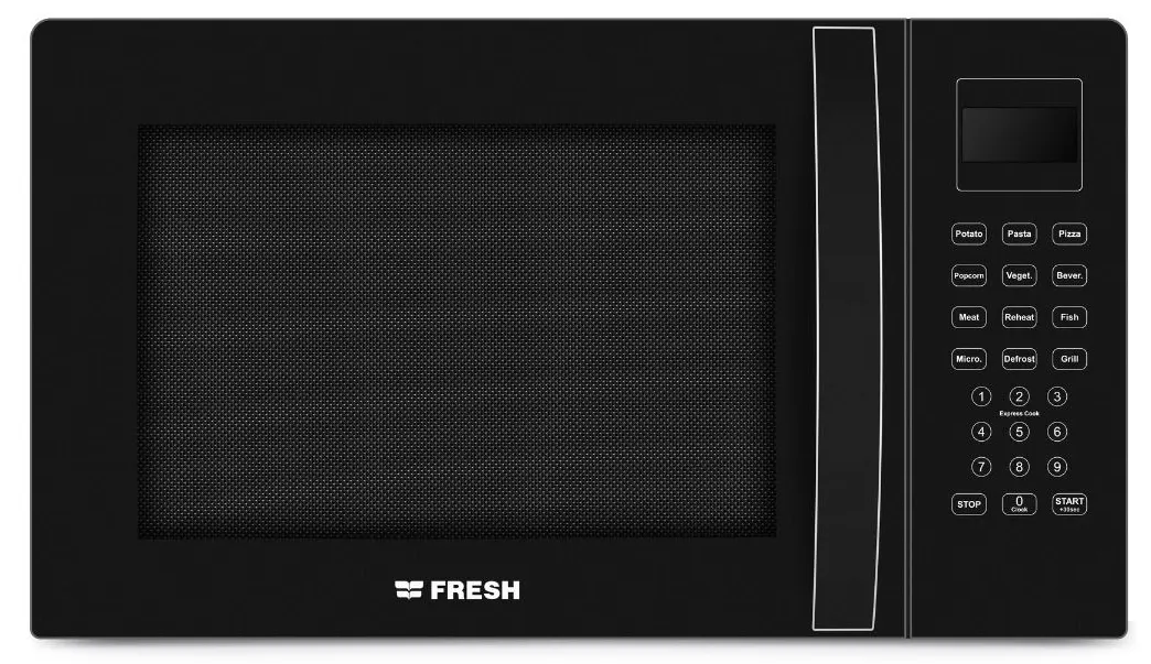 ميكرويف فريش 42 لتر، ديجيتال بشواية، 1100 وات، أسود، FMW.42KCG-BW