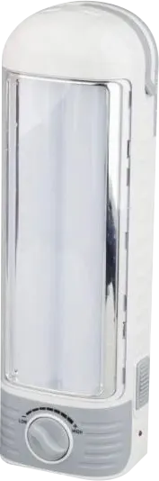 كشاف ليد محمول إتش جي ديو قابل للشحن، 2 لمبة، أبيض، HG-7738