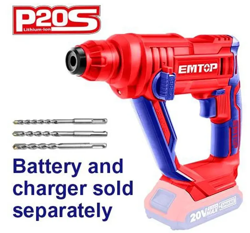 Emtop Hilti, 20 volt, without battery and charger, ELRH201601