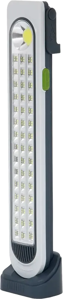 كشاف ليد محمول قابل للشحن، 45 لمبة، شحن بالطاقة الشمسية، رمادي، HEL.6855