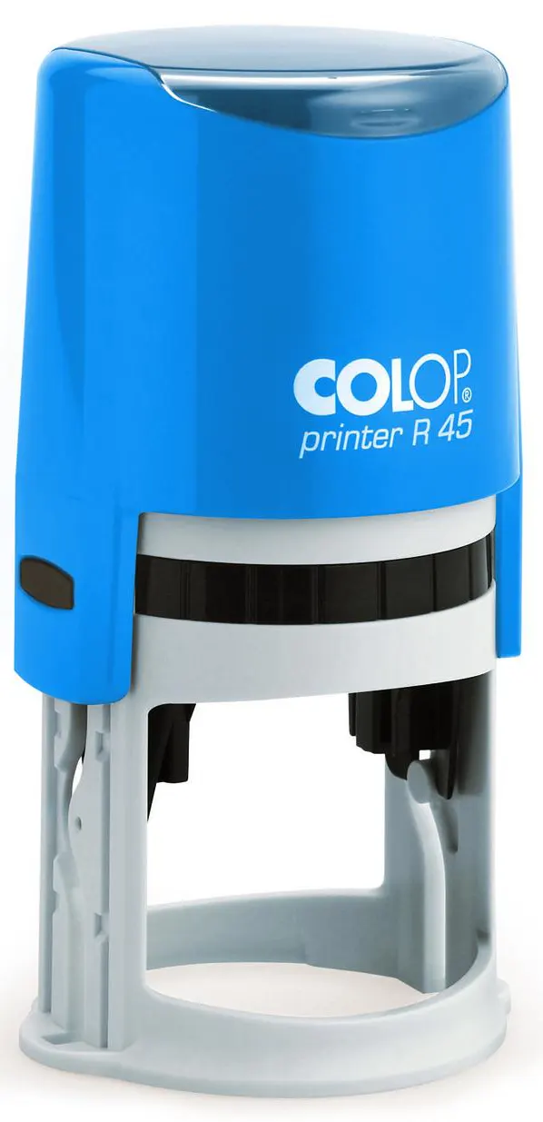 ماكينة ختم كلوب، دائرية، 45 ملم، أزرق ،R45