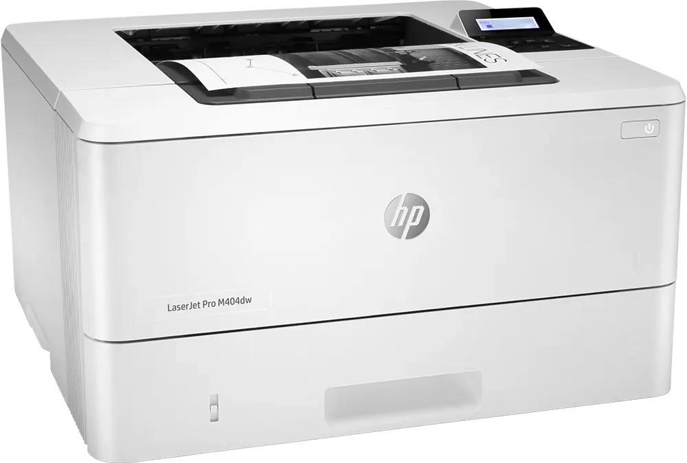 طابعة اتش بي ليزرجيت برو أحادية اللون ، أبيض، M404DW