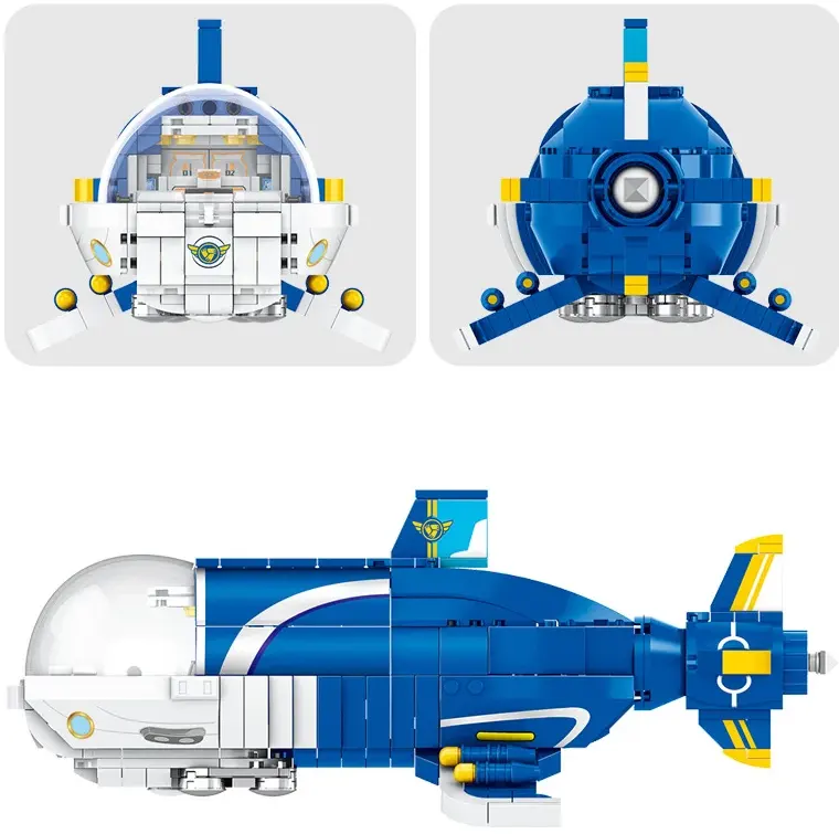 مكعبات بناء الغواصة 746 قطعة، 689003