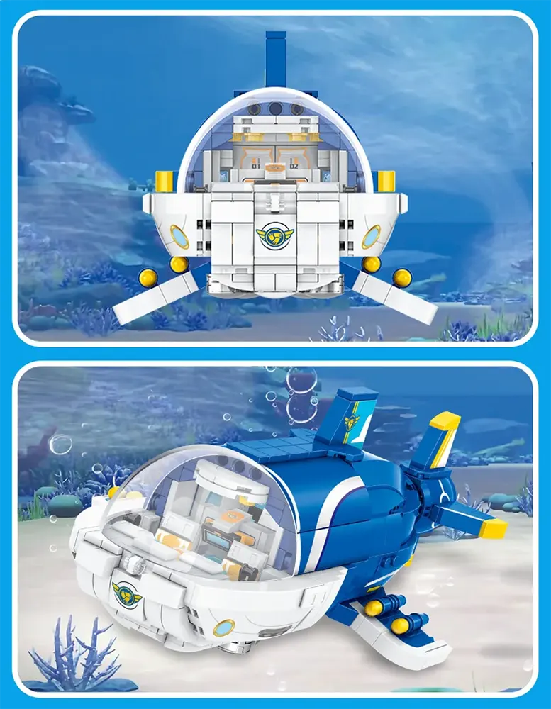 مكعبات بناء الغواصة 746 قطعة، 689003