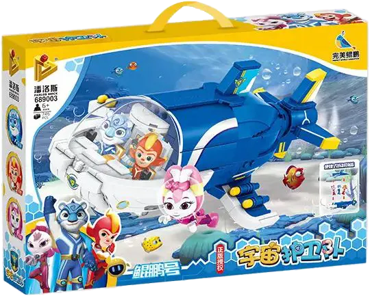 مكعبات بناء الغواصة 746 قطعة، 689003