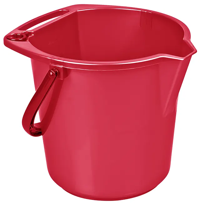 جردل بلاستيك من تيتيز،أحمر، TP-133