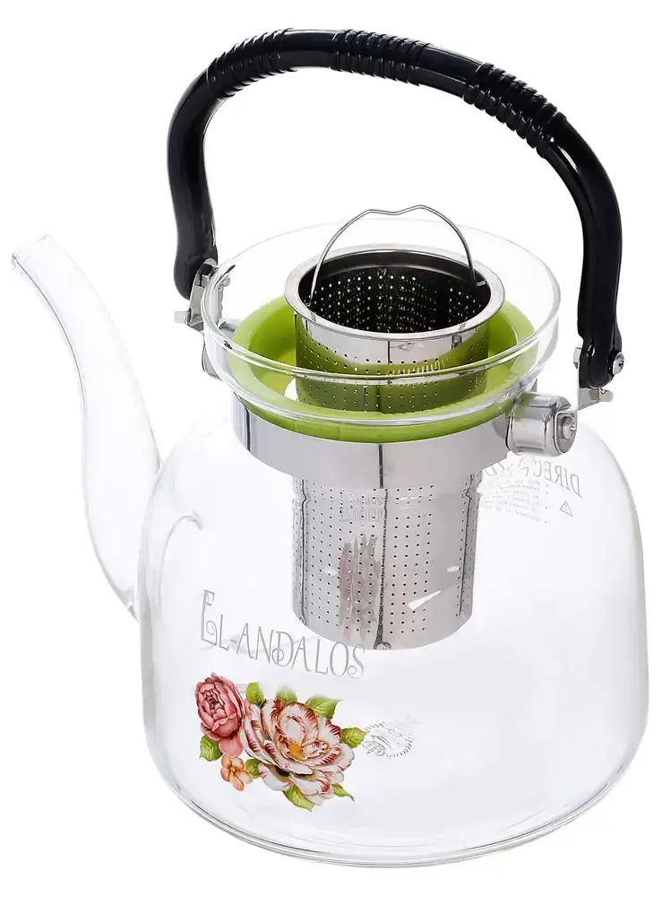 براد شاي بيركس بمصفاة الاندلس، 1500مل ،شفاف