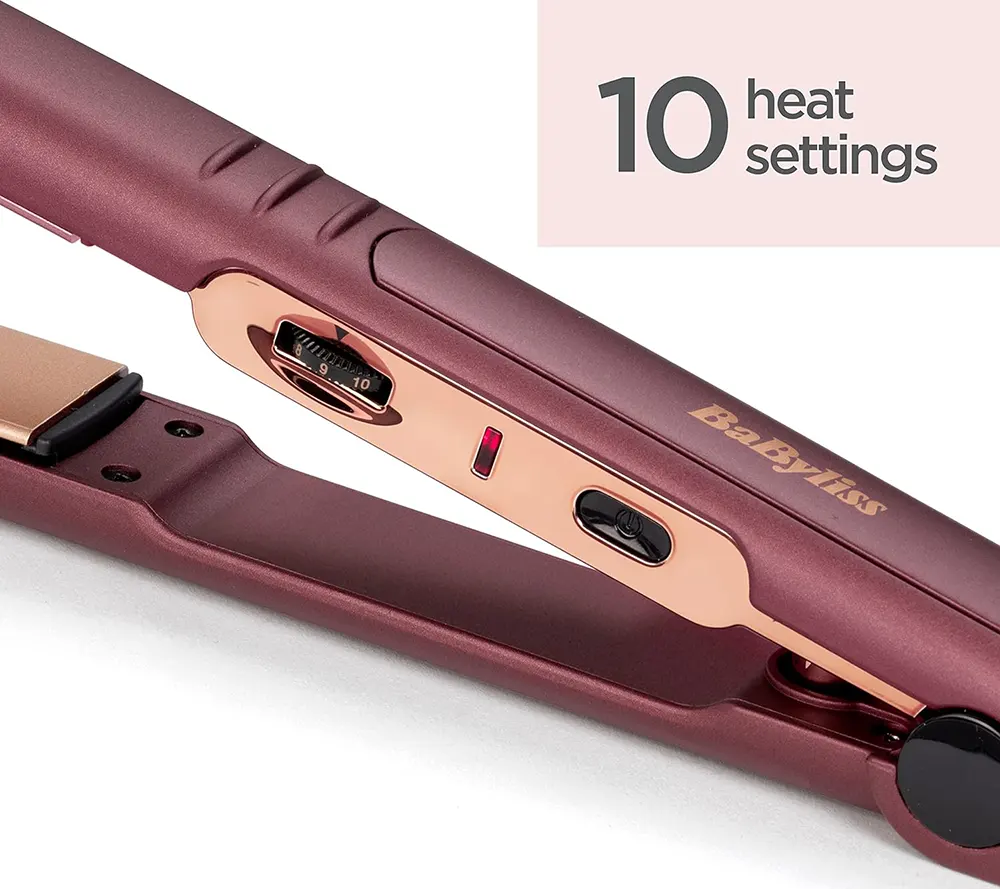 مكواة فرد شعر بيبي ليس ألواح سيراميك، 230 درجة، بينك، 2183PSDE