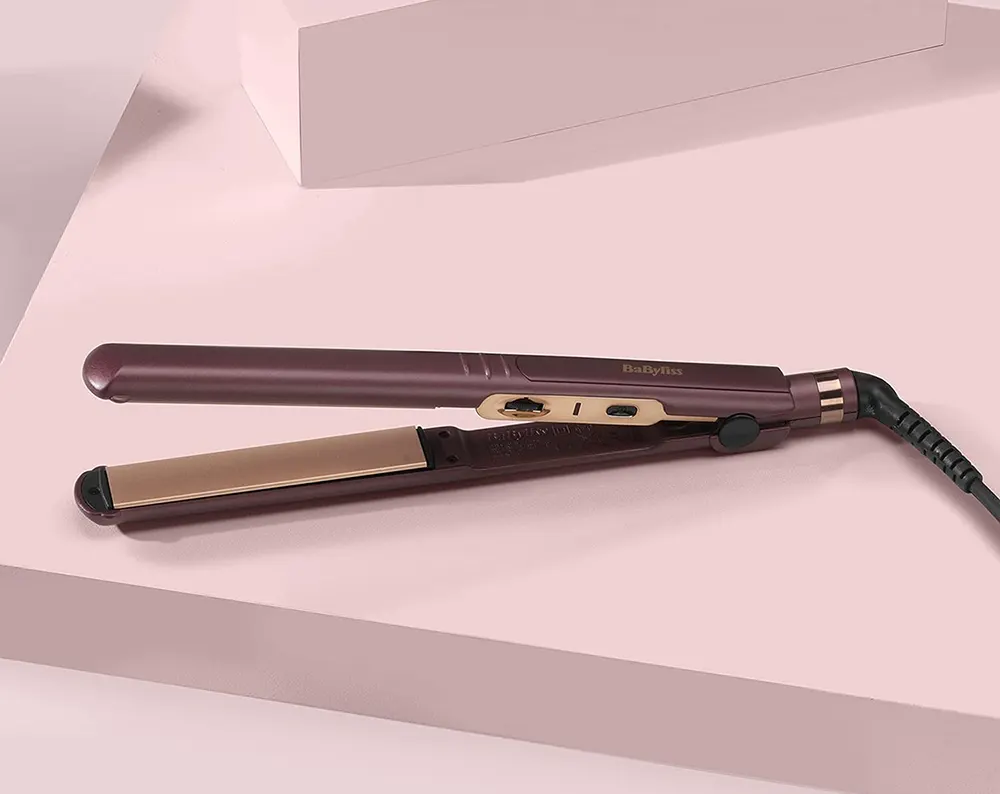 مكواة فرد شعر بيبي ليس ألواح سيراميك، 230 درجة، بينك، 2183PSDE