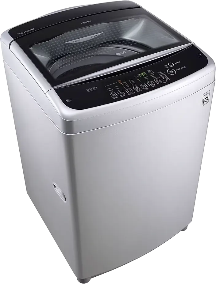 غسالة ملابس فوق أتوماتيك ال جي، تحميل علوي، 13 كجم، أنفرتر، فضي، T1388NEHGB