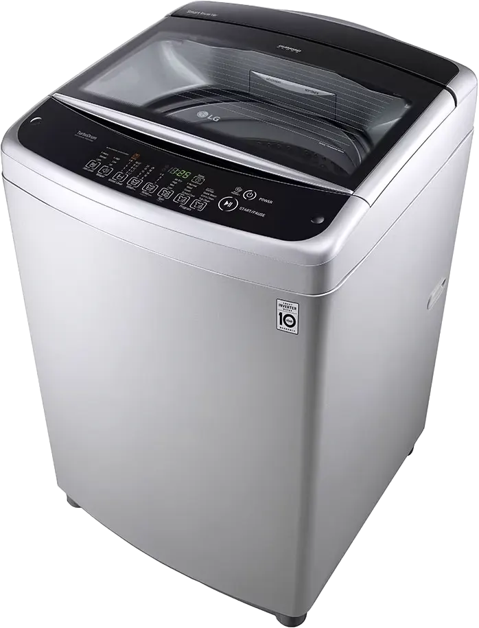 غسالة ملابس فوق أتوماتيك ال جي، تحميل علوي، 13 كجم، أنفرتر، فضي، T1388NEHGB