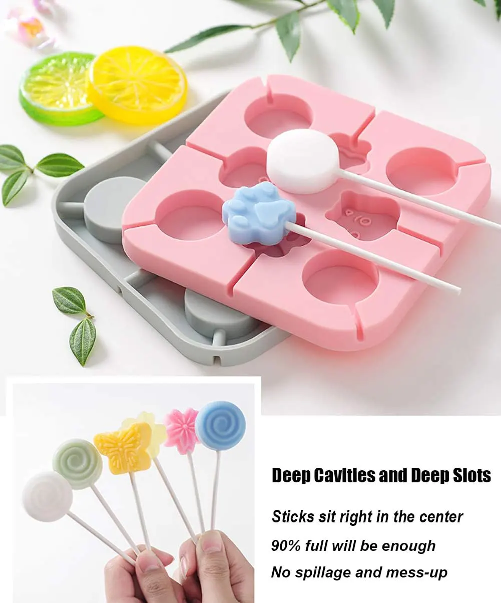 قالب مصاصه سيليكون،رصاصي