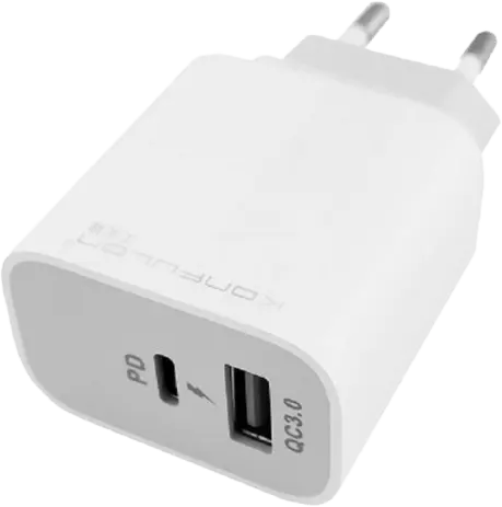 شاحن كونفولون سريع 20 واط ، تايب سي ، أبيض ، C69Q