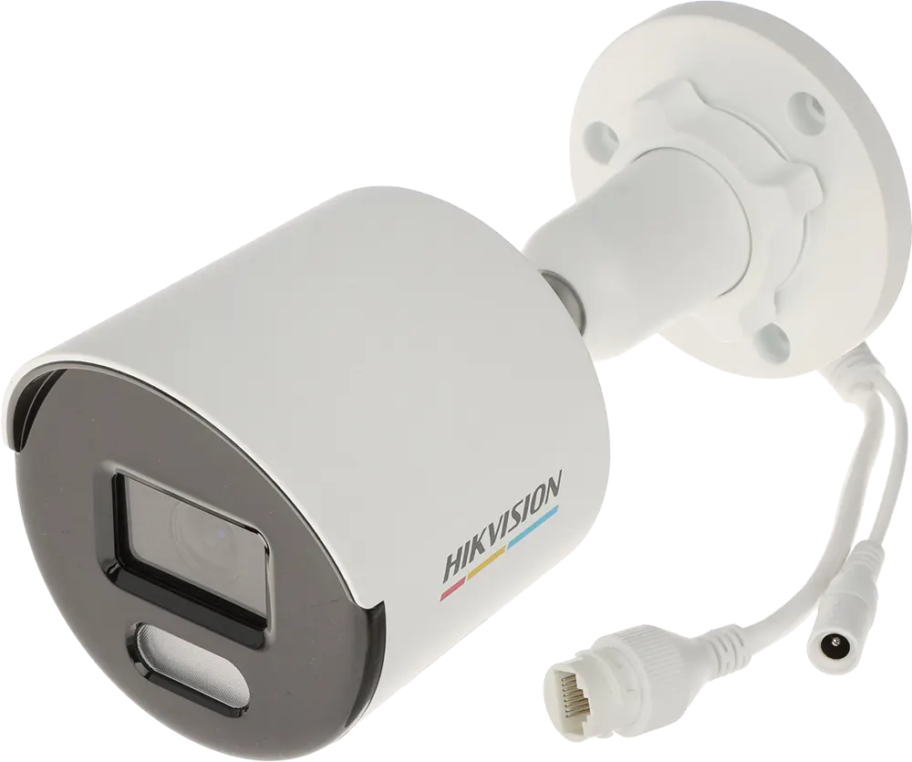كاميرا مراقبة أي بي خارجية هيكفيجن ، 2 ميجابكسل، عدسة 4 ملم، أبيض، DS-2CD1027GO-L
