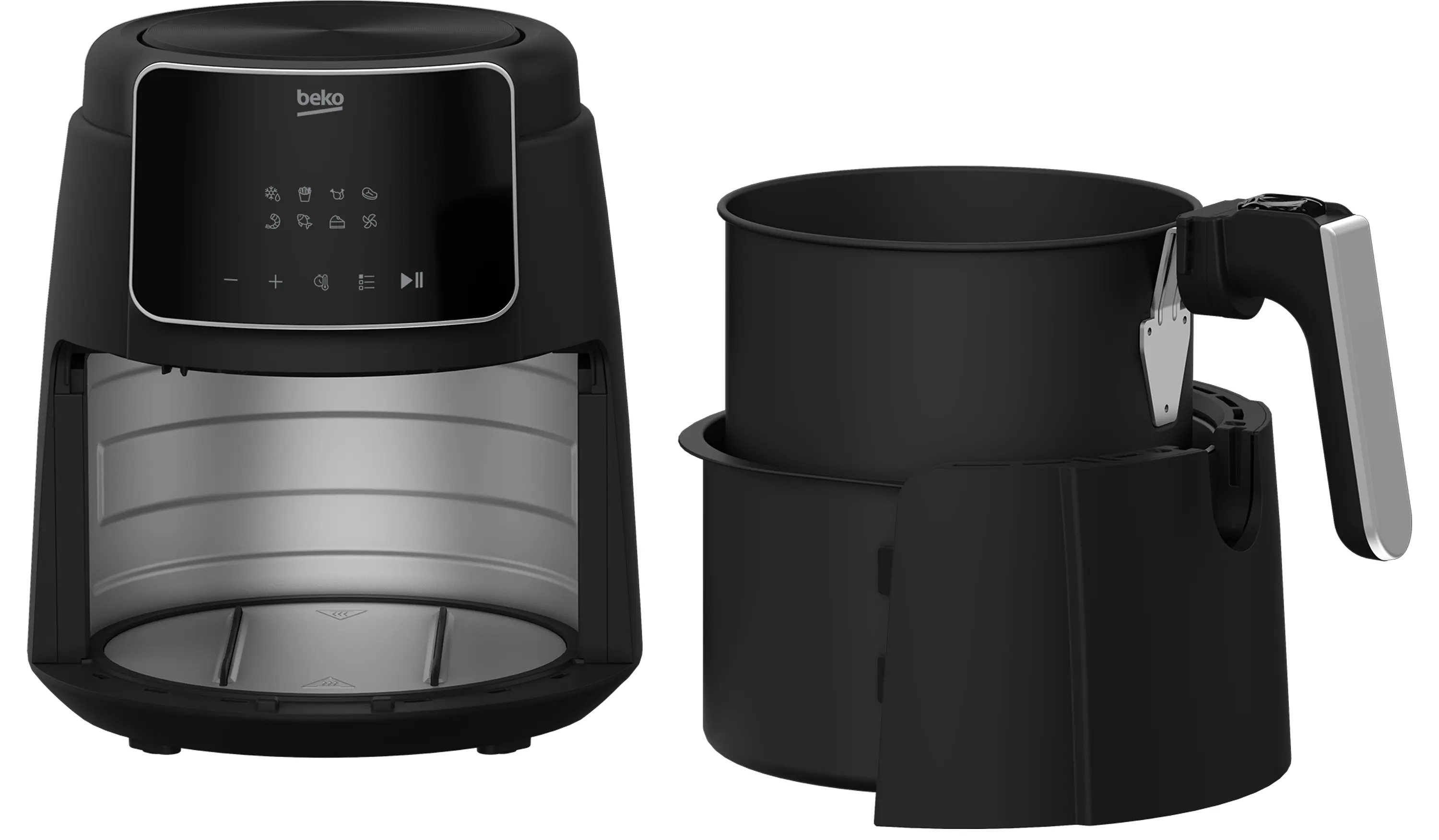 قلاية هوائية بيكو، 1500 وات ، 3.9 لتر ، شاشة ديجيتال، أسود، FRL 2244 B