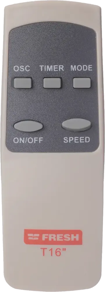 مروحة ستاند فريش توب، 16 بوصة، ريموت كنترول، أحمر