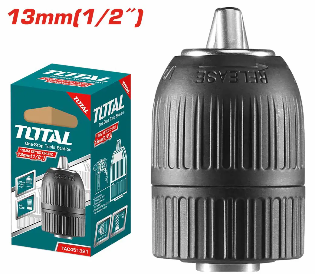 ظرف شنيور اوتوماتيك توتال،1-2 بوصة،13 ملم، TAC451321