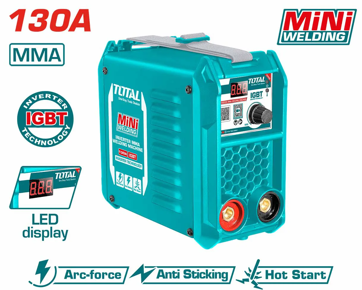 ماكينه لحام ديجيتال توتال ، 130 امبير، أنفرتر ،TW213018