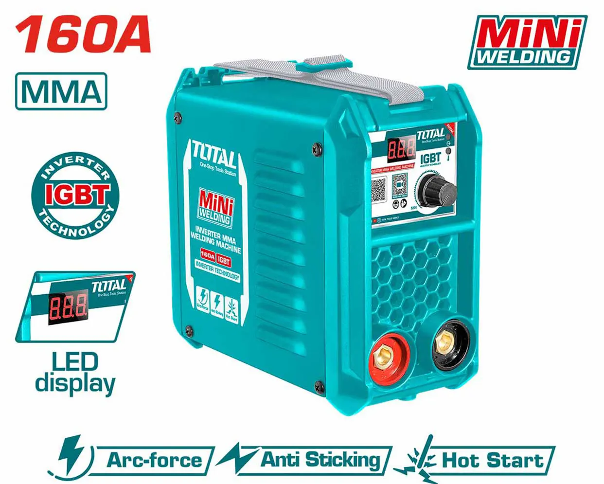 ماكينه لحام ديجيتال توتال ، 160 امبير، أنفرتر ،TW216018