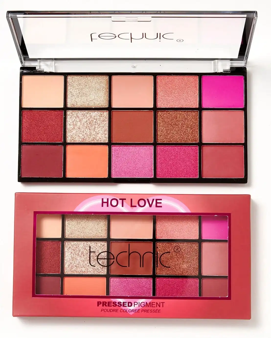 ايشادو تكنيك هوت لاف بريسد بيجمنت ايشادو باليت، 15 لون