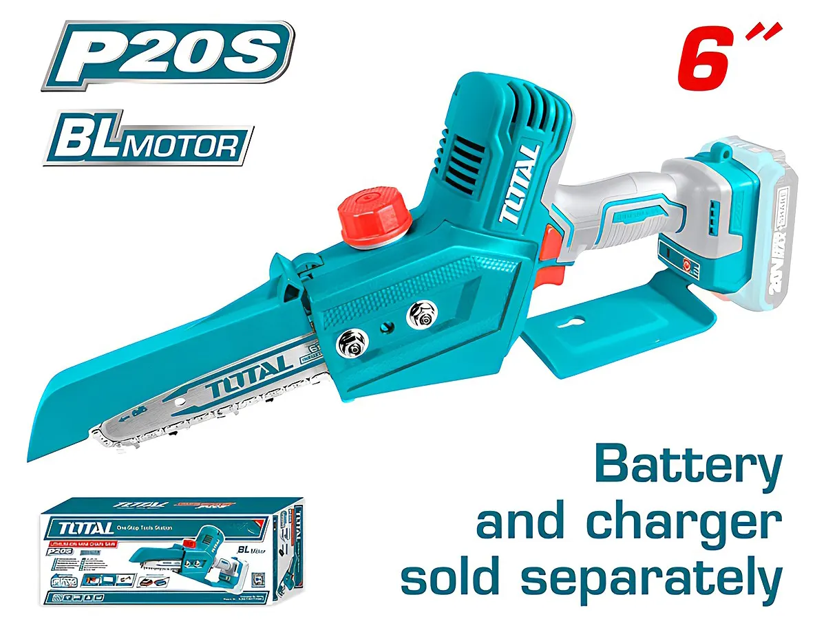 منشار شجر توتال، 20 فولت، 6 بوصة ،بدون بطارية وشاحن، TSTLI2068