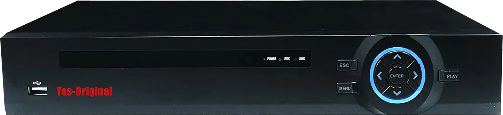 جهاز تسجيل فيديو يس اوريجينال 8 قناة، 5*1، HD H265، USB، أسود، OR.8CH