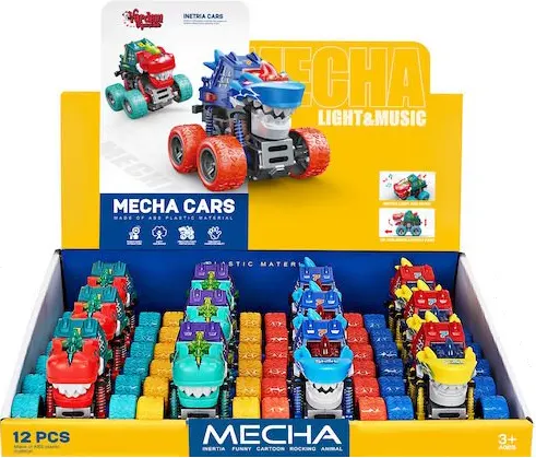 سيارة ديناصور صغيرة مع زنبرك وأضواء وموسيقى، D500-11